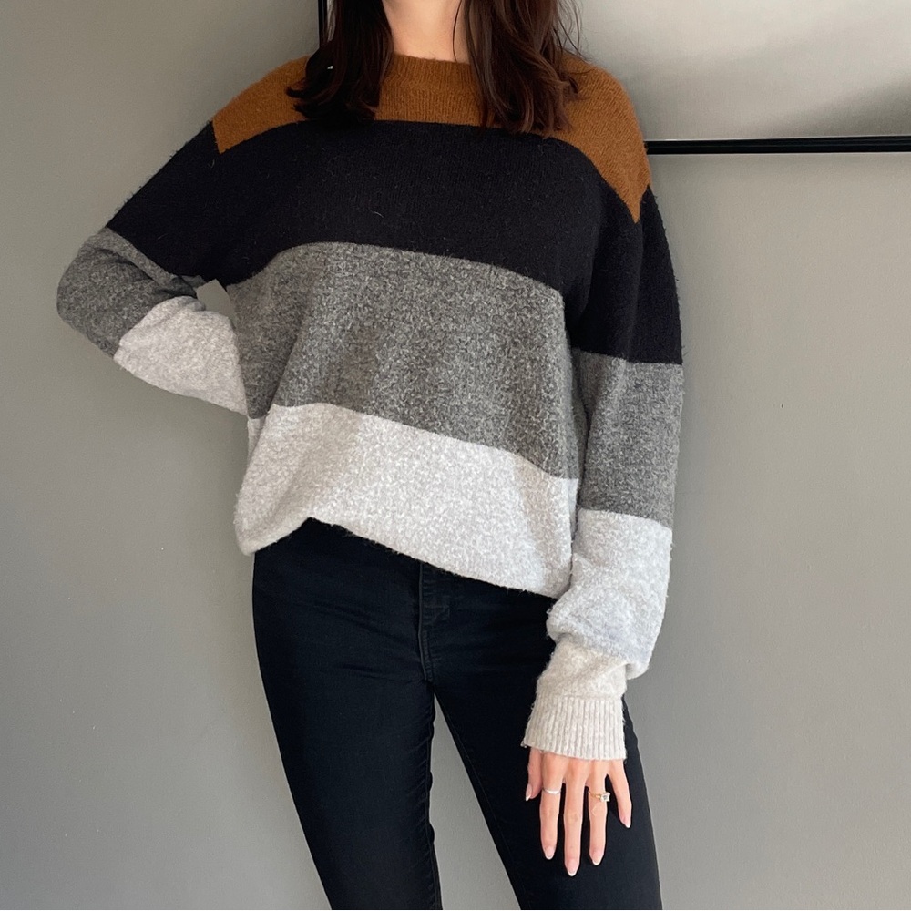 Oversized Striped Women's Sweater